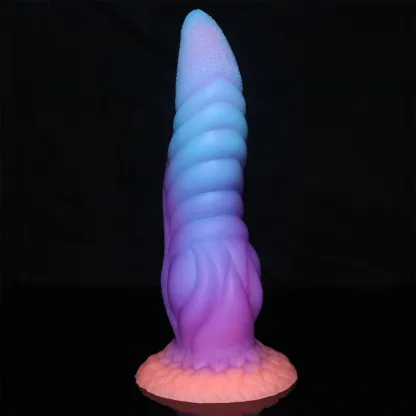Glow In The Dark Tentakel Dildo Mit Saugnapf 25cm
