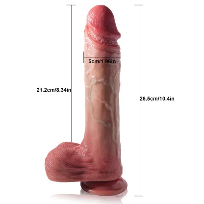 Großer Realistische Anal Silicone Dildo 26.5cm