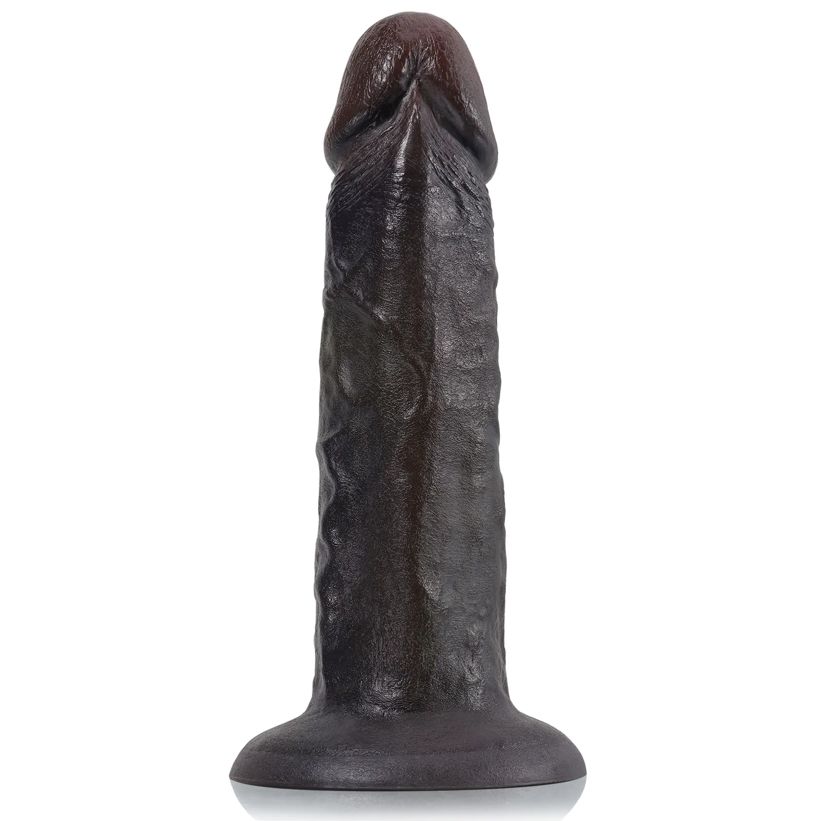 Großer Schwarzer Silikon Dildo Anal Einführen 25.4cm