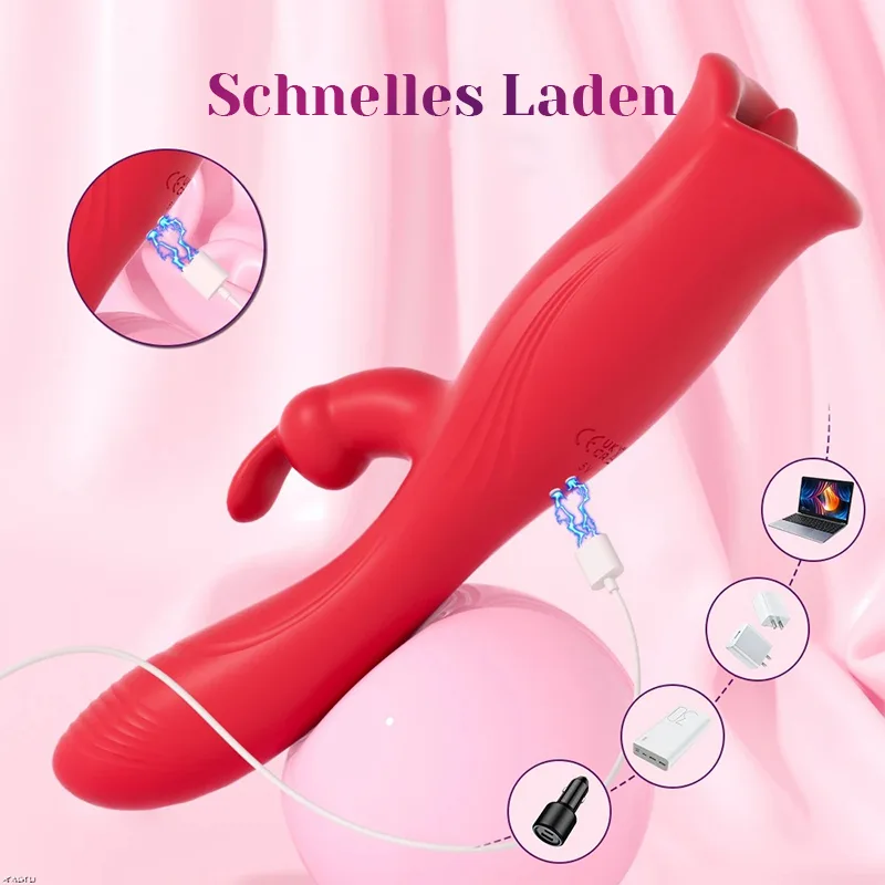 3 In 1 Kaninchen Vibrator Mit 10 Vibrations