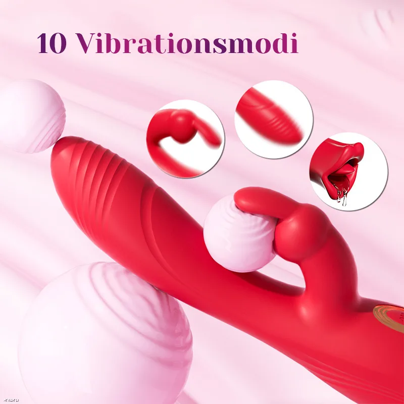 3 In 1 Kaninchen Vibrator Mit 10 Vibrations