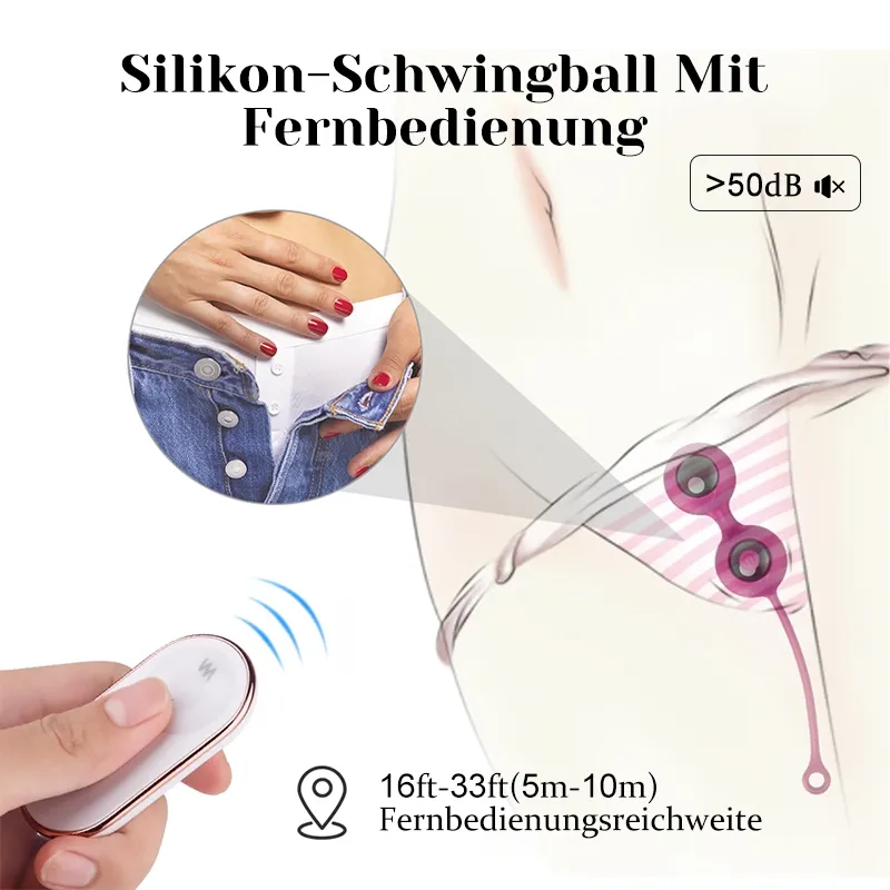 9 Vibrationsmodi Drahtlose Fernbedienung Liebeskugeln