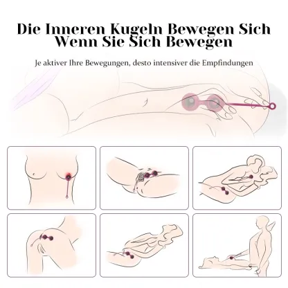 9 Vibrationsmodi Drahtlose Fernbedienung Liebeskugeln