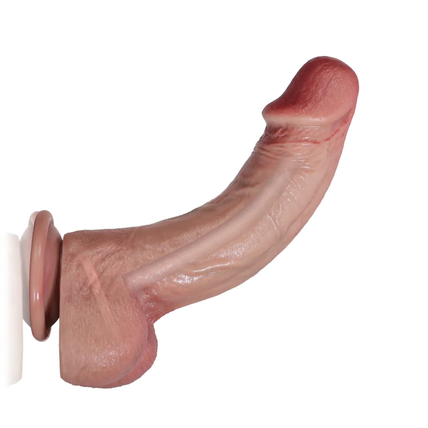 Naturgetreuer Weicher Curved Dildo 21.5cm