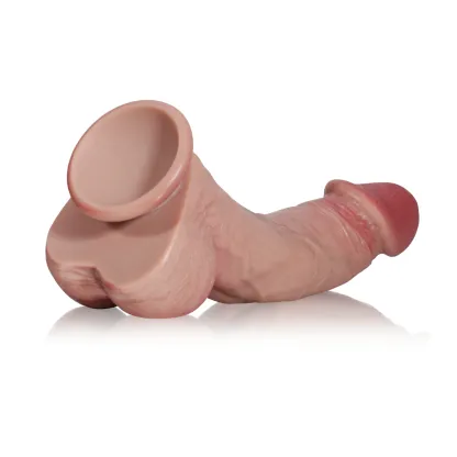 Naturgetreuer Weicher Curved Dildo 21.5cm