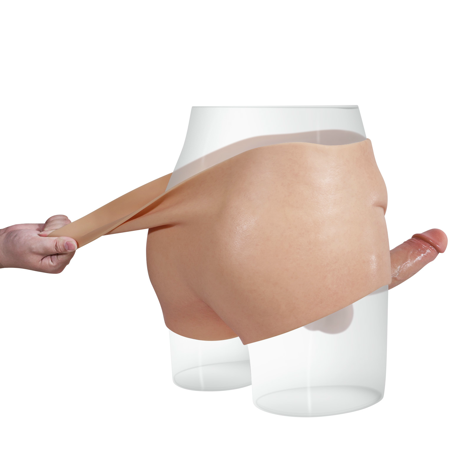 Neuste Silikon Umschnall Dildos Höschen