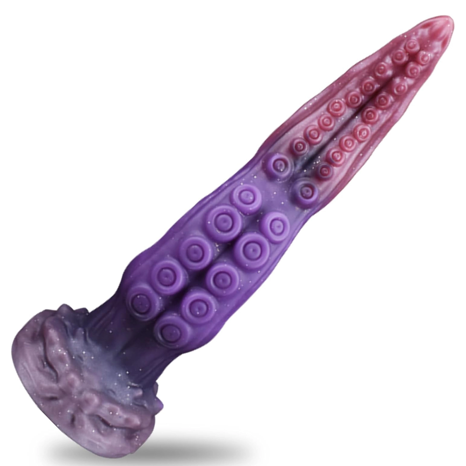 Pinke Purple Silicone Tentakel Dildos Saugnapf 25.4cm