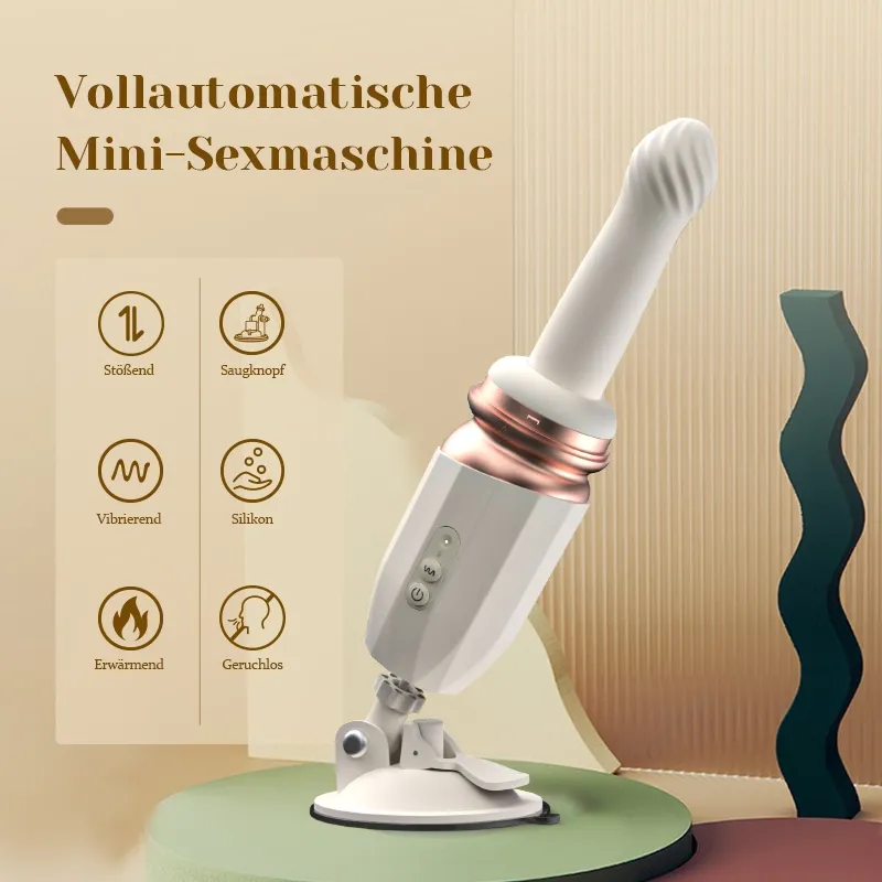 Premium Sexmaschine mit 10 Vibrations- und 7 Stoßmodi sowie Heizfunktion