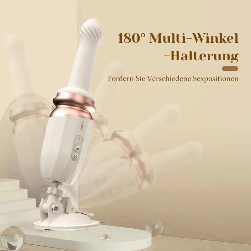 Premium Sexmaschine mit 10 Vibrations- und 7 Stoßmodi sowie Heizfunktion