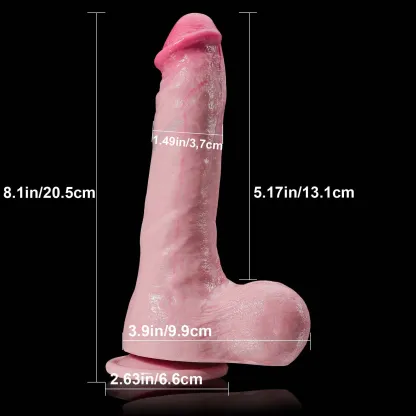 Realistic Dildo mit Fernbedienung & Stoßfunktion 20.5cm