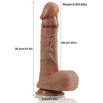 Realistic Long Silikon Für Saugnapf Dildos 26.3cm
