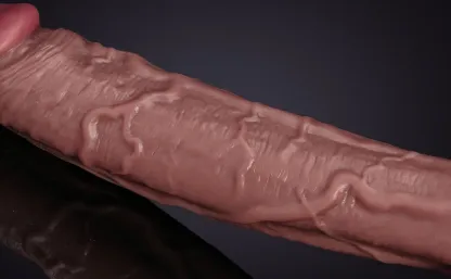Realistische Lange Silikon Dildos mit Saugnapf 28.9cm