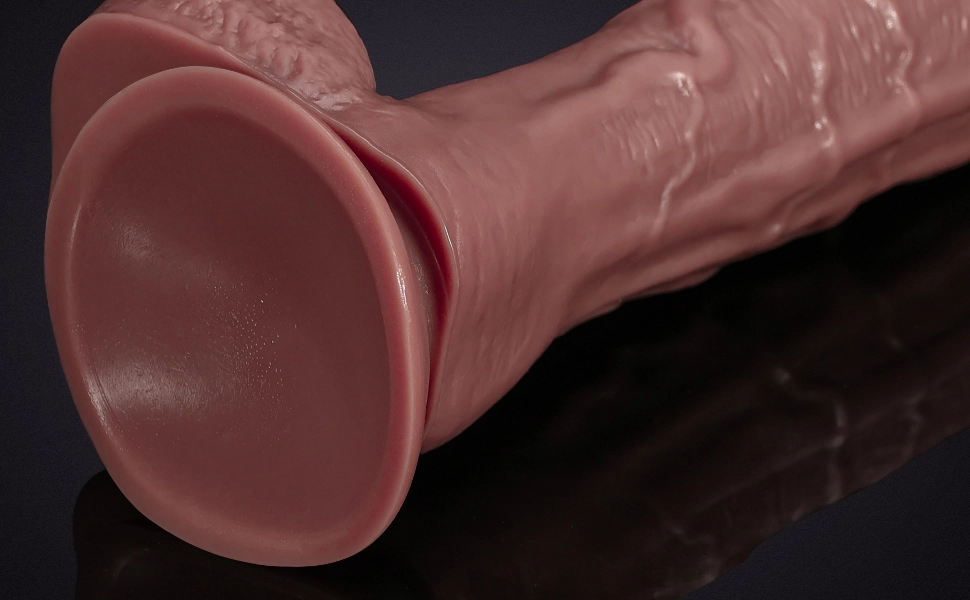 Realistische Lange Silikon Dildos mit Saugnapf 28.9cm