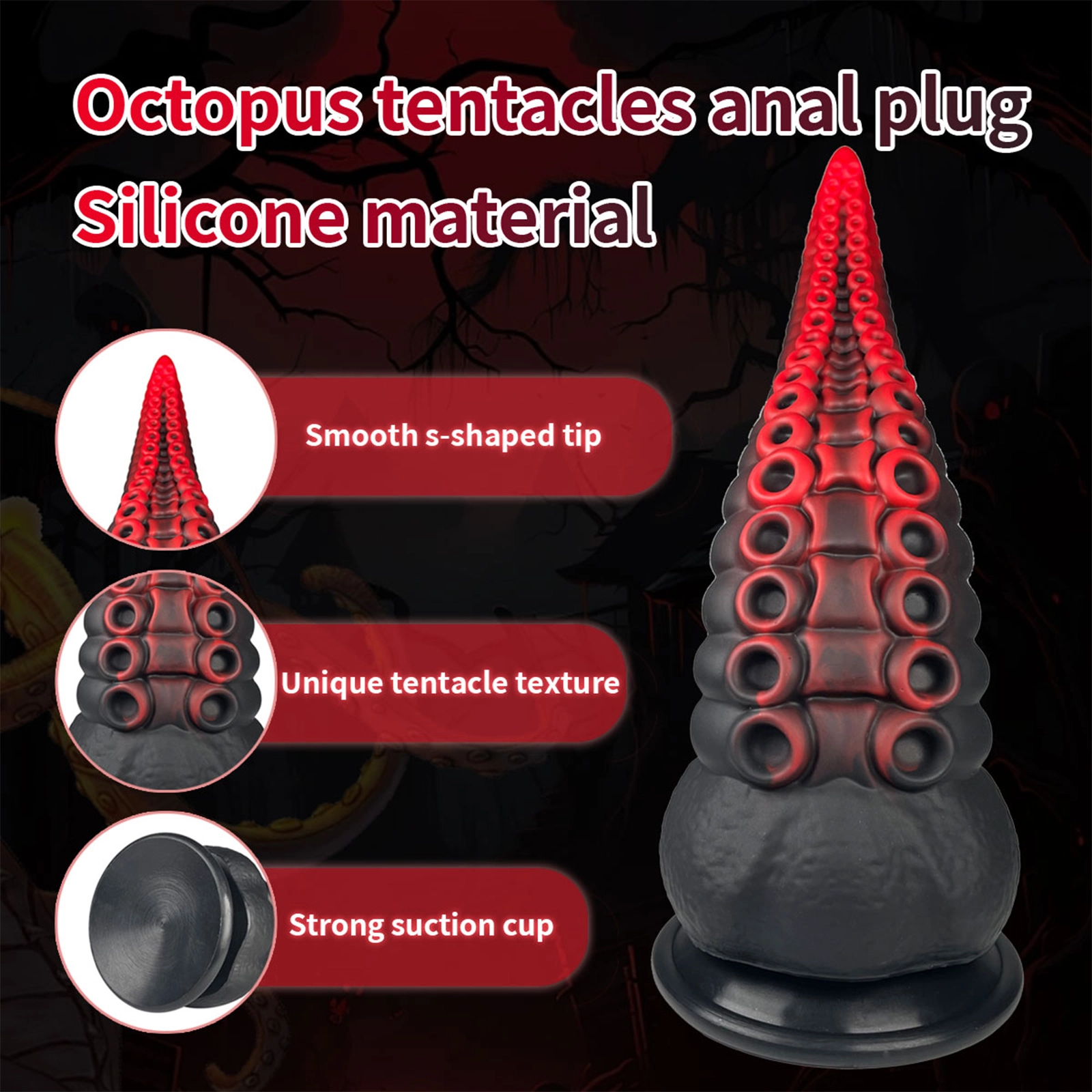 Realistische Silikon Für Tentacle Dildos 23cm