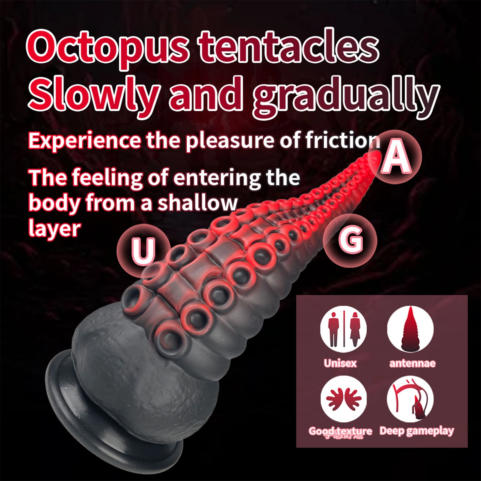 Realistische Silikon Für Tentacle Dildos 23cm