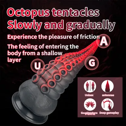 Realistische Silikon Für Tentacle Dildos 23cm