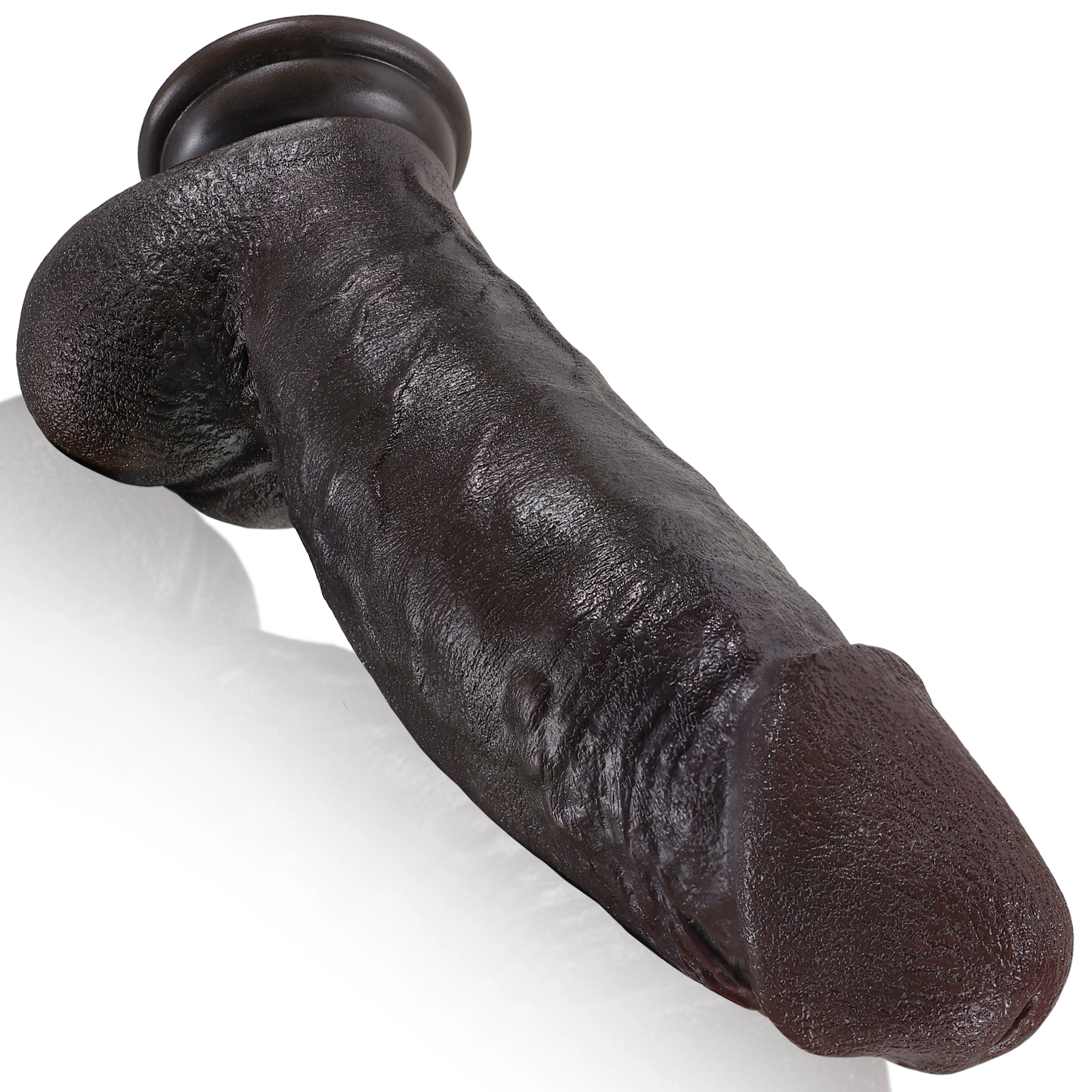 Realistischer Schwarzer Reiten Dildo 16.5 cm