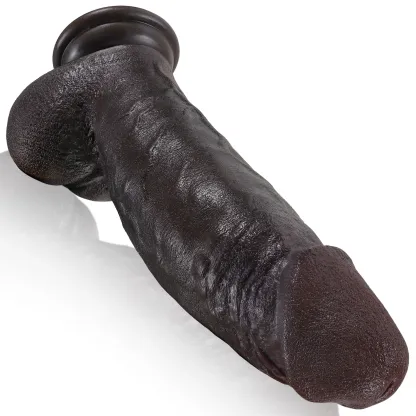 Realistischer Schwarzer Reiten Dildo 16.5 cm