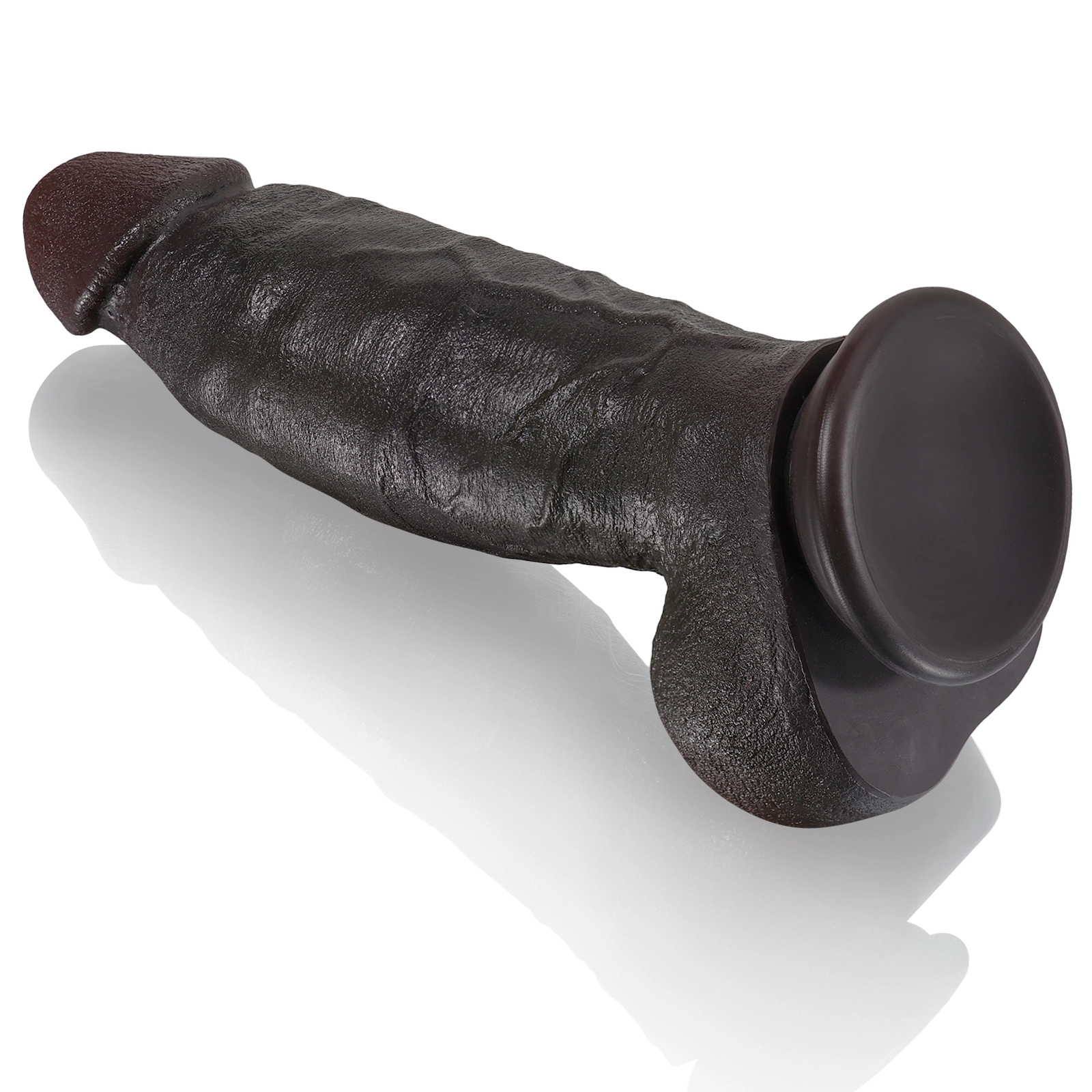 Realistischer Schwarzer Reiten Dildo 16.5 cm