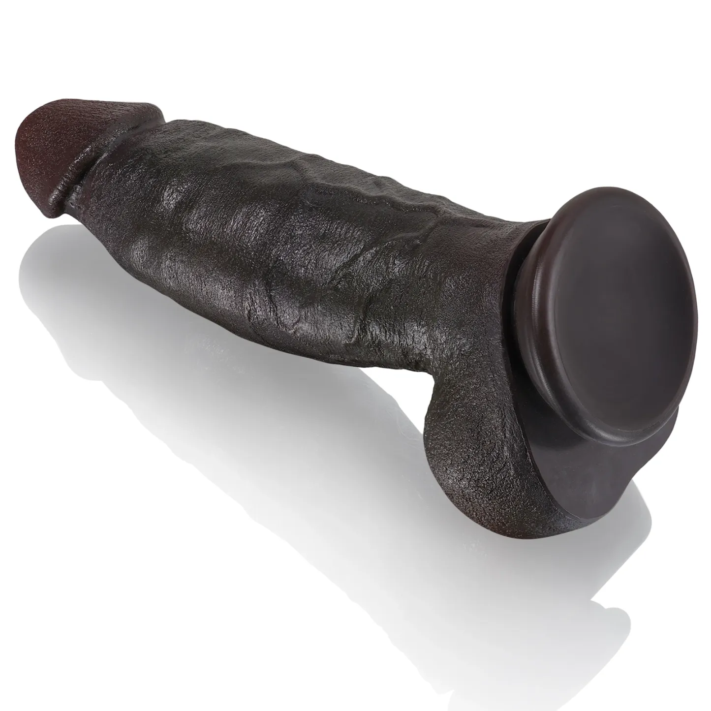 Realistischer Schwarzer Reiten Dildo 16.5 cm