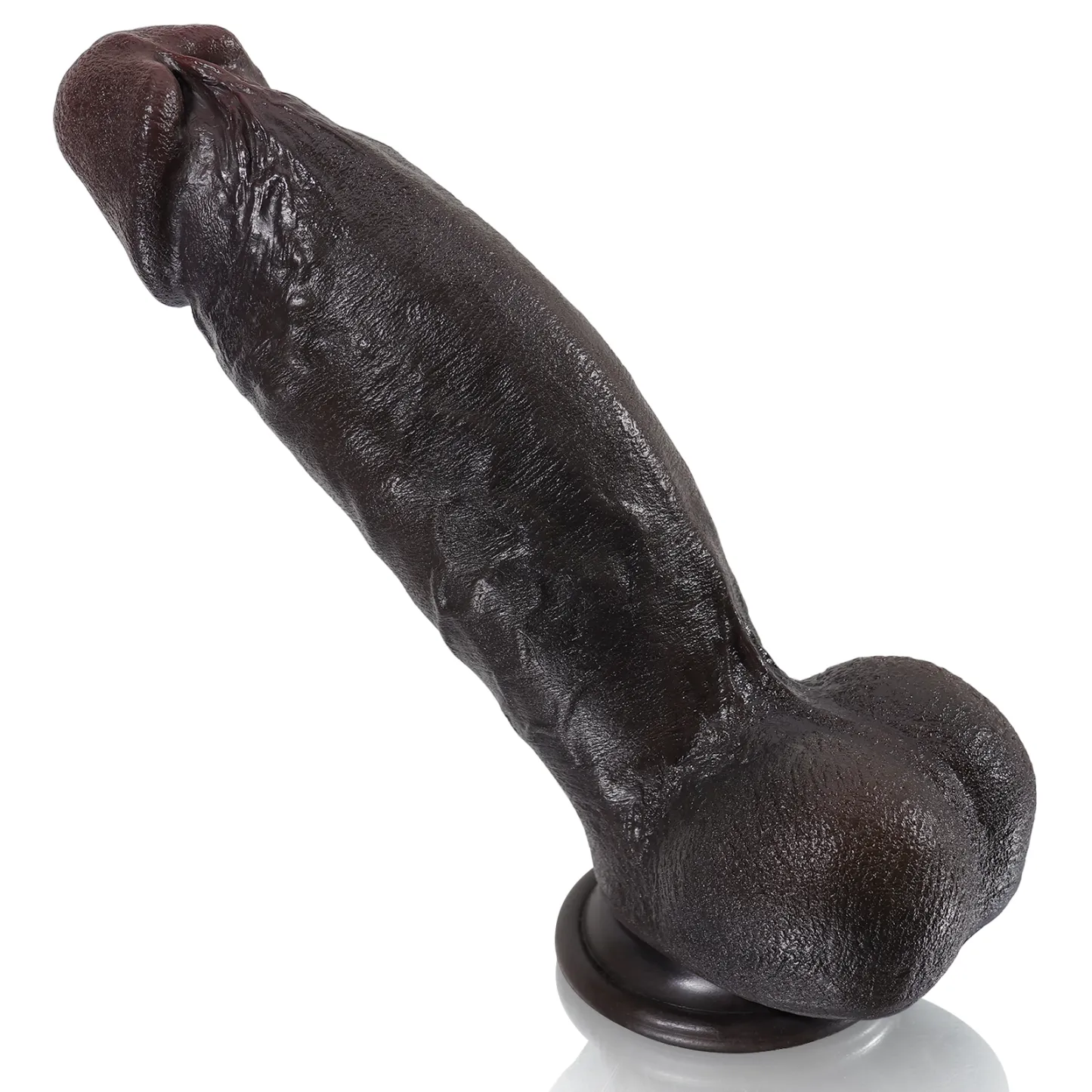 Realistischer Schwarzer Reiten Dildo 16.5 cm
