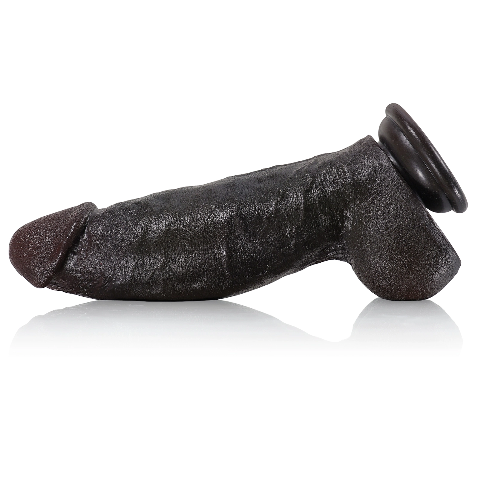 Realistischer Schwarzer Reiten Dildo 16.5 cm