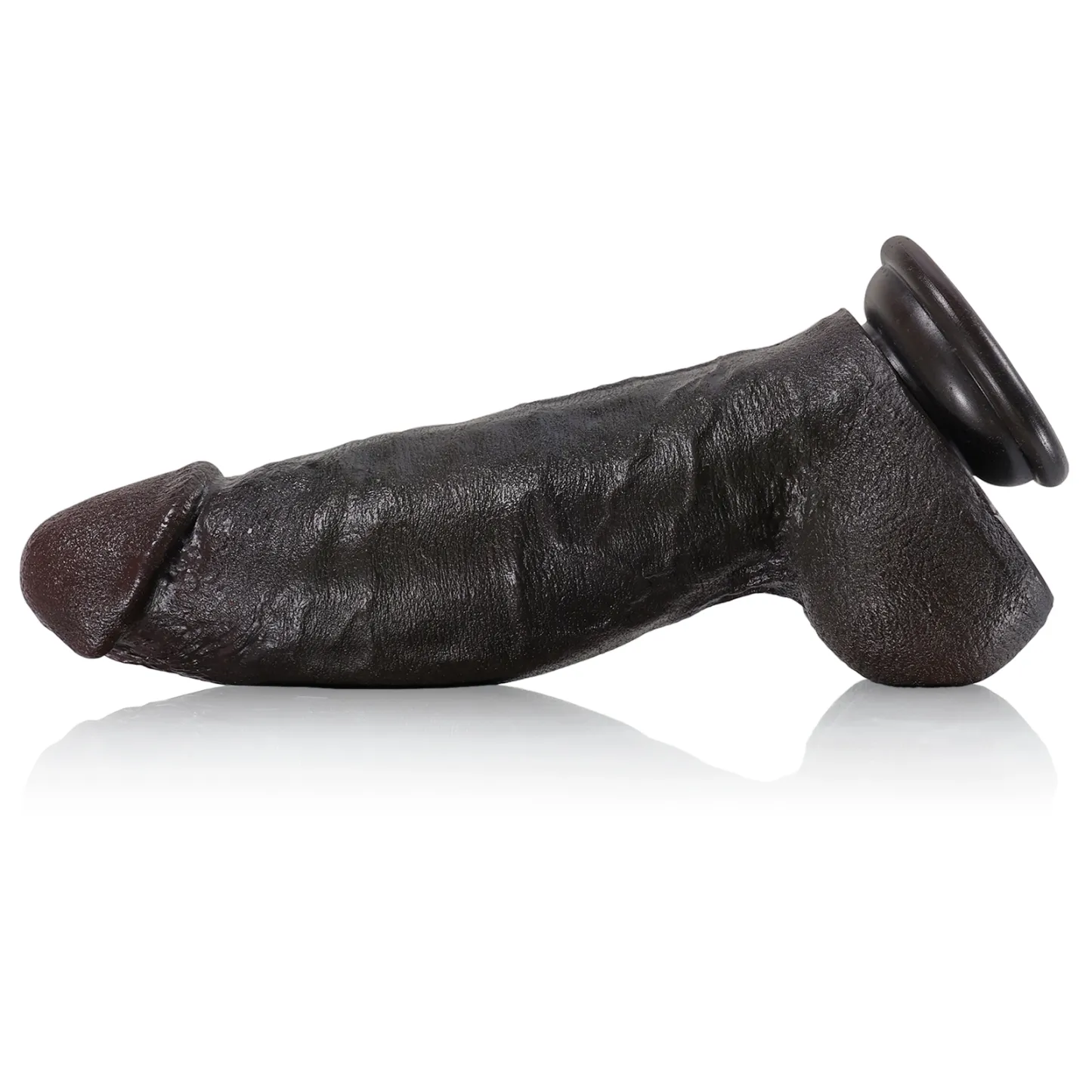 Realistischer Schwarzer Reiten Dildo 16.5 cm