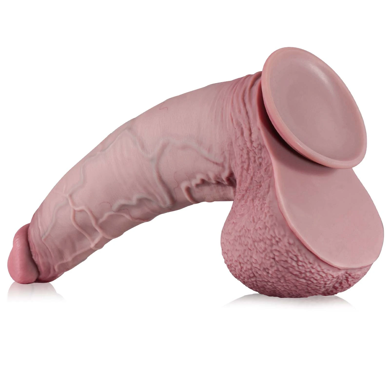 Riesen Dicker Lange Saugnapf Dildo Lebensecht 40.5cm