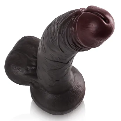 Schwarzer Großer Realistische Silicon Dildo 32.5cm