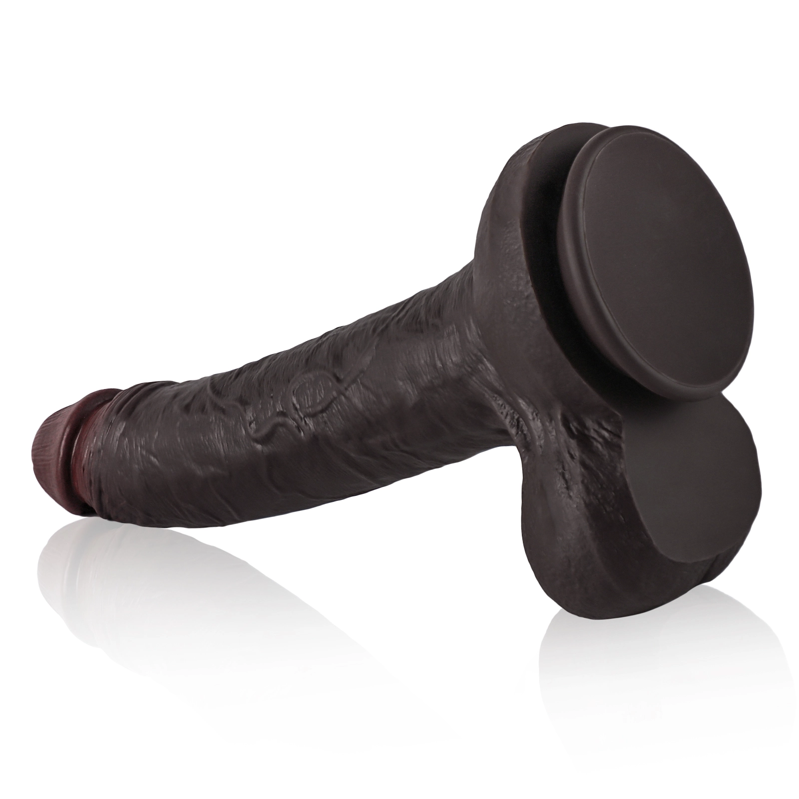 Schwarzer Großer Realistische Silicon Dildo 32.5cm