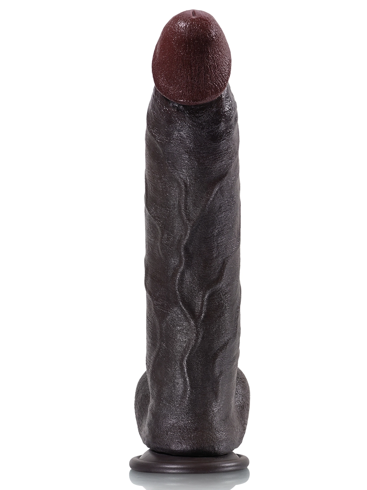 Schwarzer Riesen Saugnapf Silicone Dildo Lebensecht 30.48cm