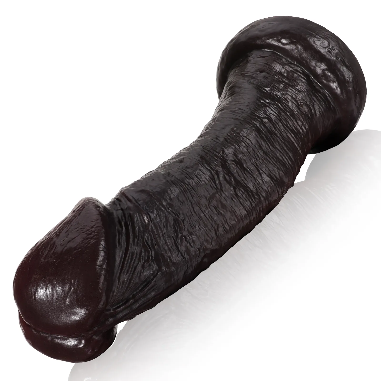 Schwarzer Riesen Thick Langer Dildos Gefühlsecht 32.5cm