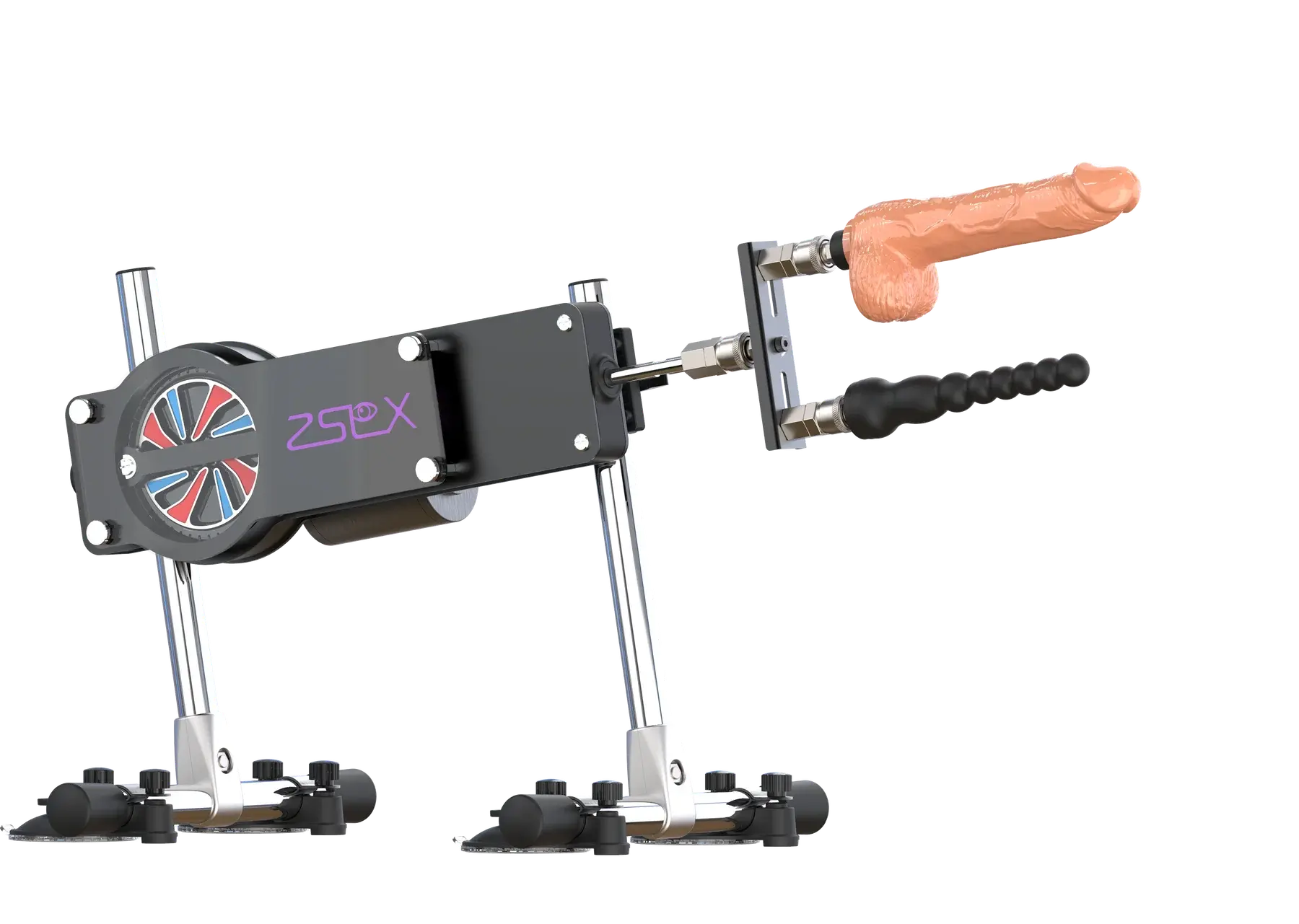 Sexmaschine Doppelköpfig mit Winkel- und Höhenverstellung