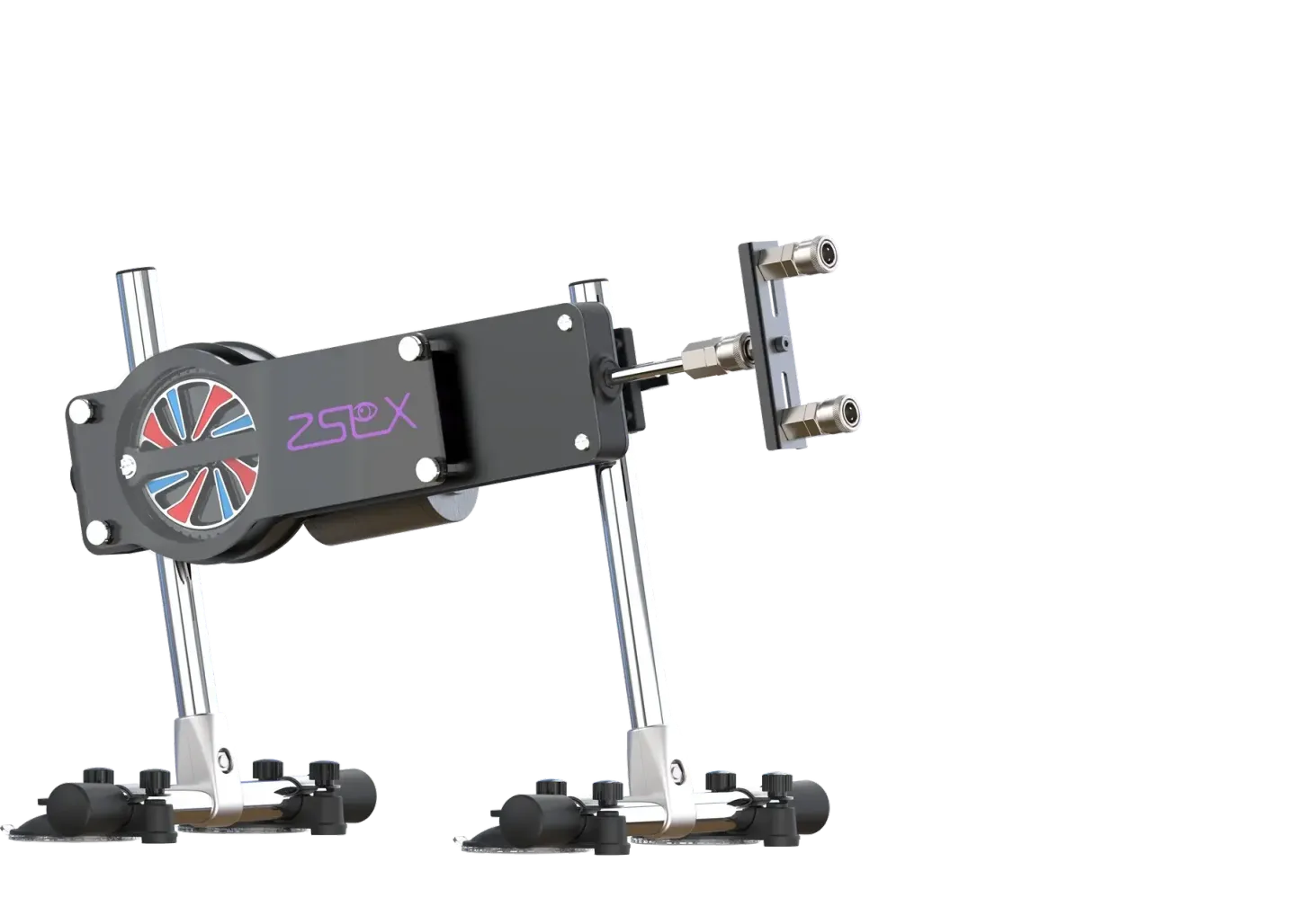 Sexmaschine Doppelköpfig mit Winkel- und Höhenverstellung