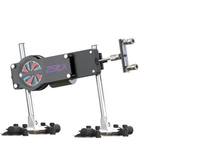 Sexmaschine Doppelköpfig mit Winkel- und Höhenverstellung