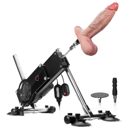 Sexmaschine Doppelköpfig mit Winkel- und Höhenverstellung