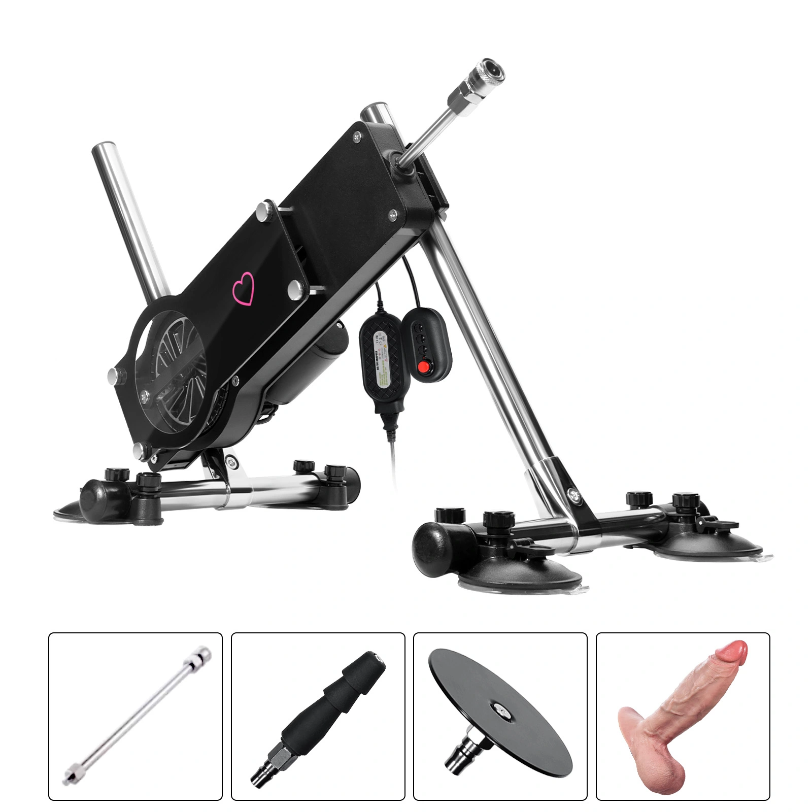 Sexmaschine Doppelköpfig mit Winkel- und Höhenverstellung