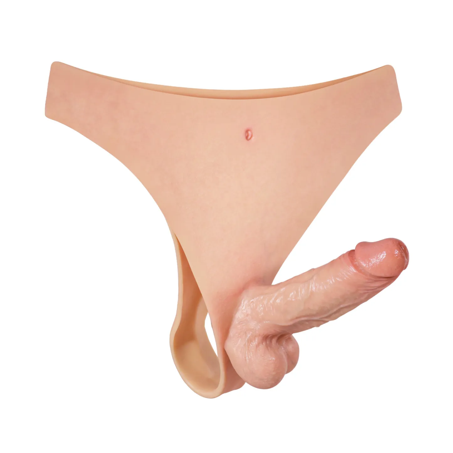 Silikon Umschnall Dildo Beweglich Kugeln