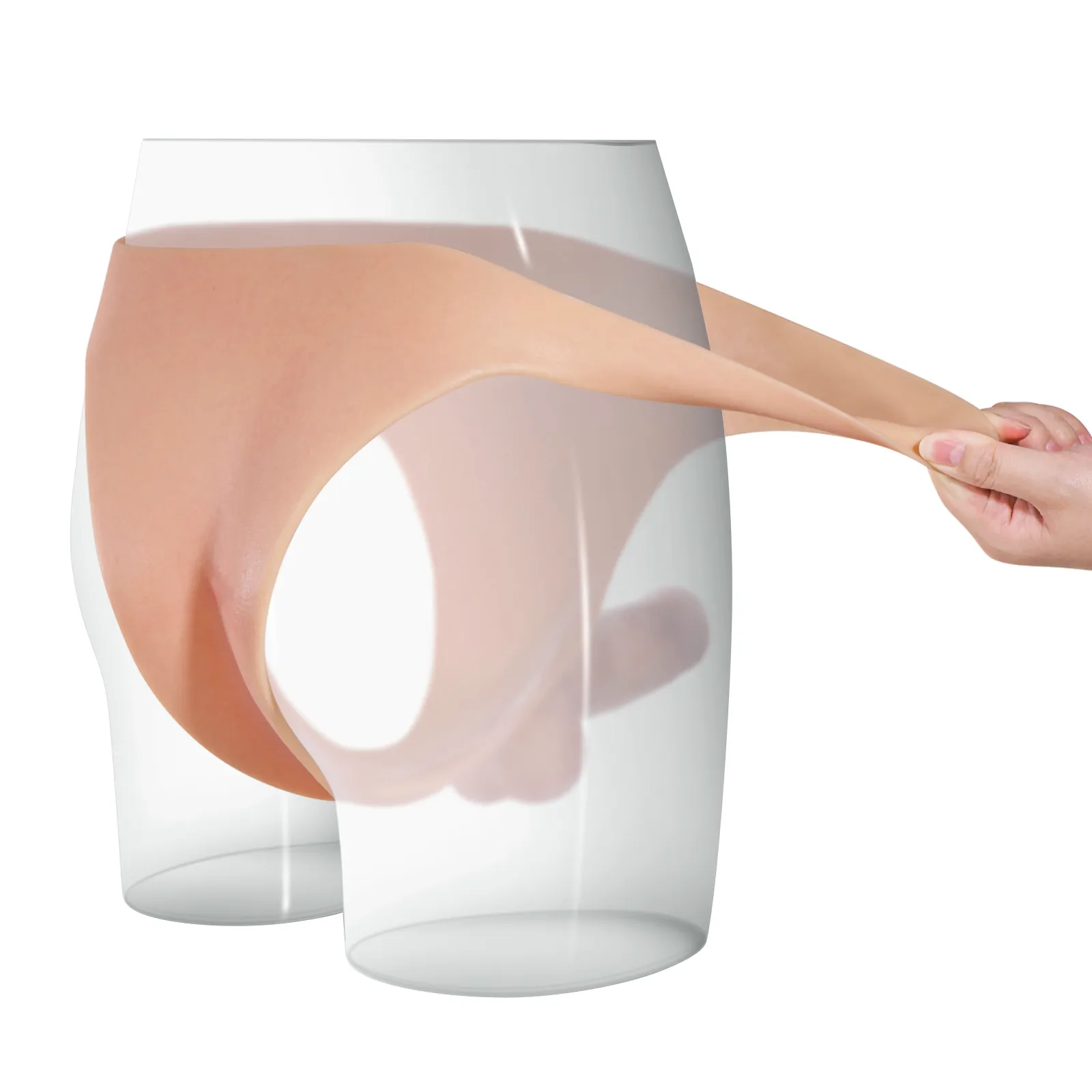 Silikon Umschnall Dildo Beweglich Kugeln