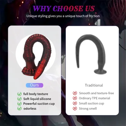 Super Soft Silikon Für Tentakel Monster Fantasie Dildo Mit Saugnapf 41.7cm