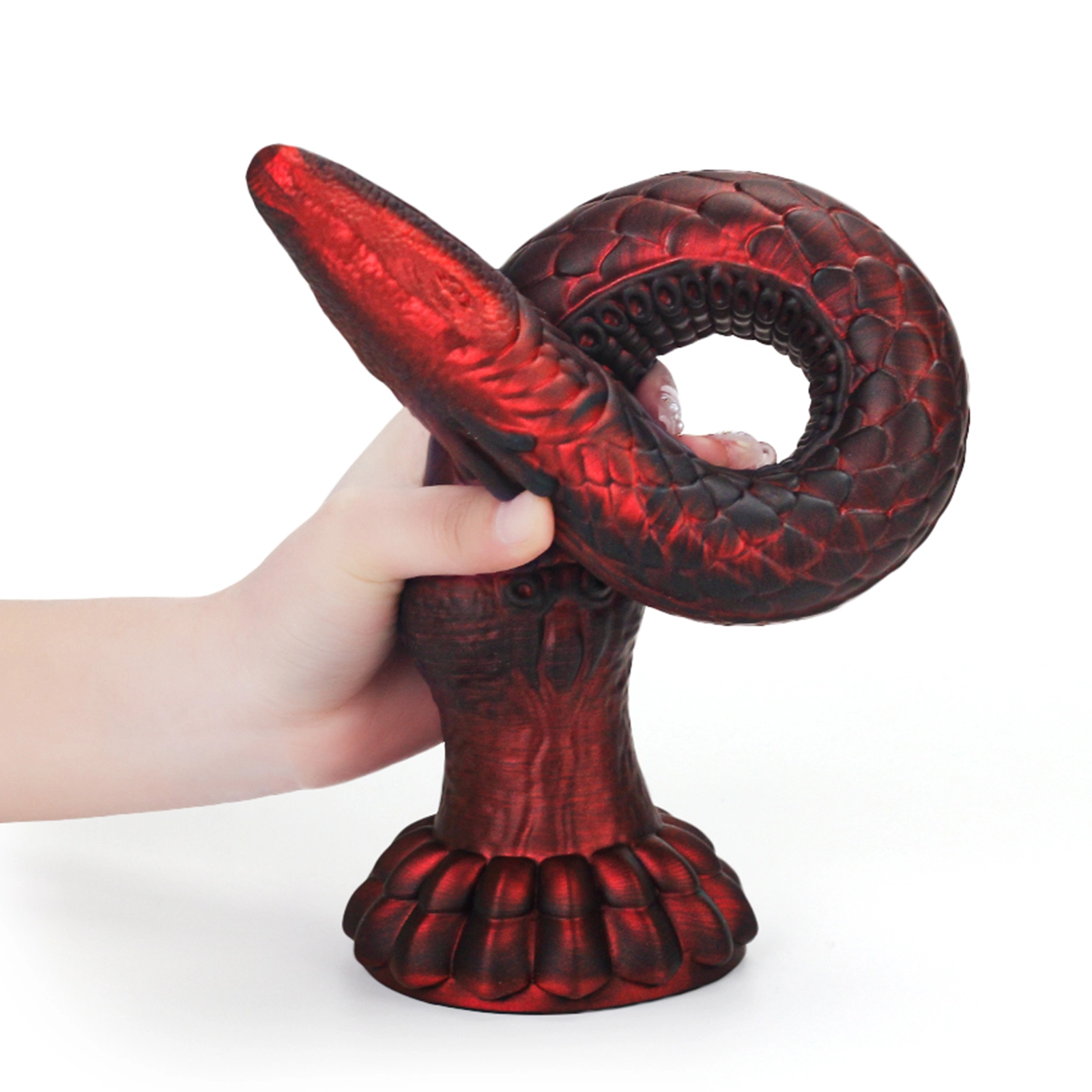 Super Soft Silikon Für Tentakel Monster Fantasie Dildo Mit Saugnapf 41.7cm