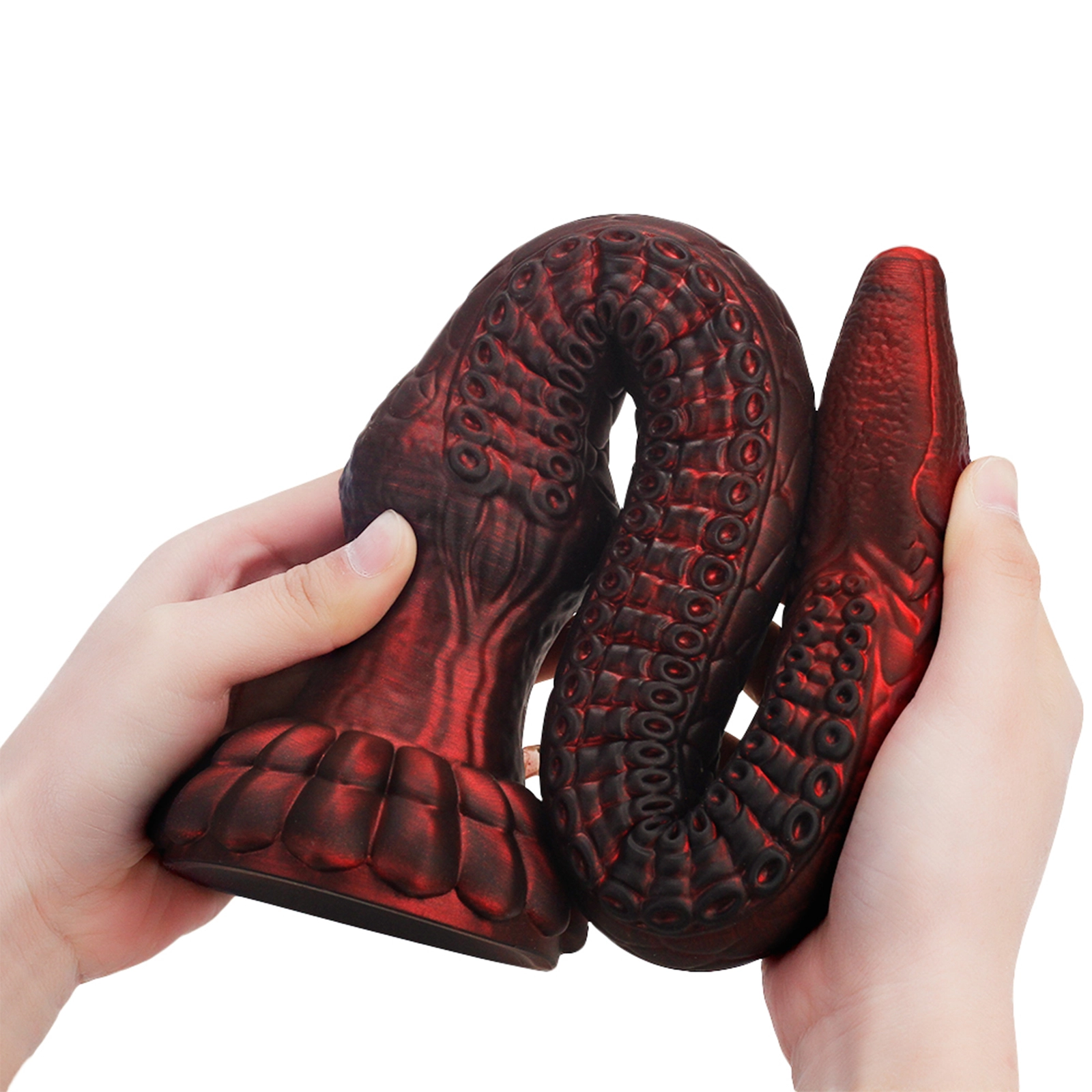 Super Soft Silikon Für Tentakel Monster Fantasie Dildo Mit Saugnapf 41.7cm
