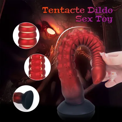 Tentakel Fantasie Silikon Für Dildos Mit Saugnapf 42.7cm