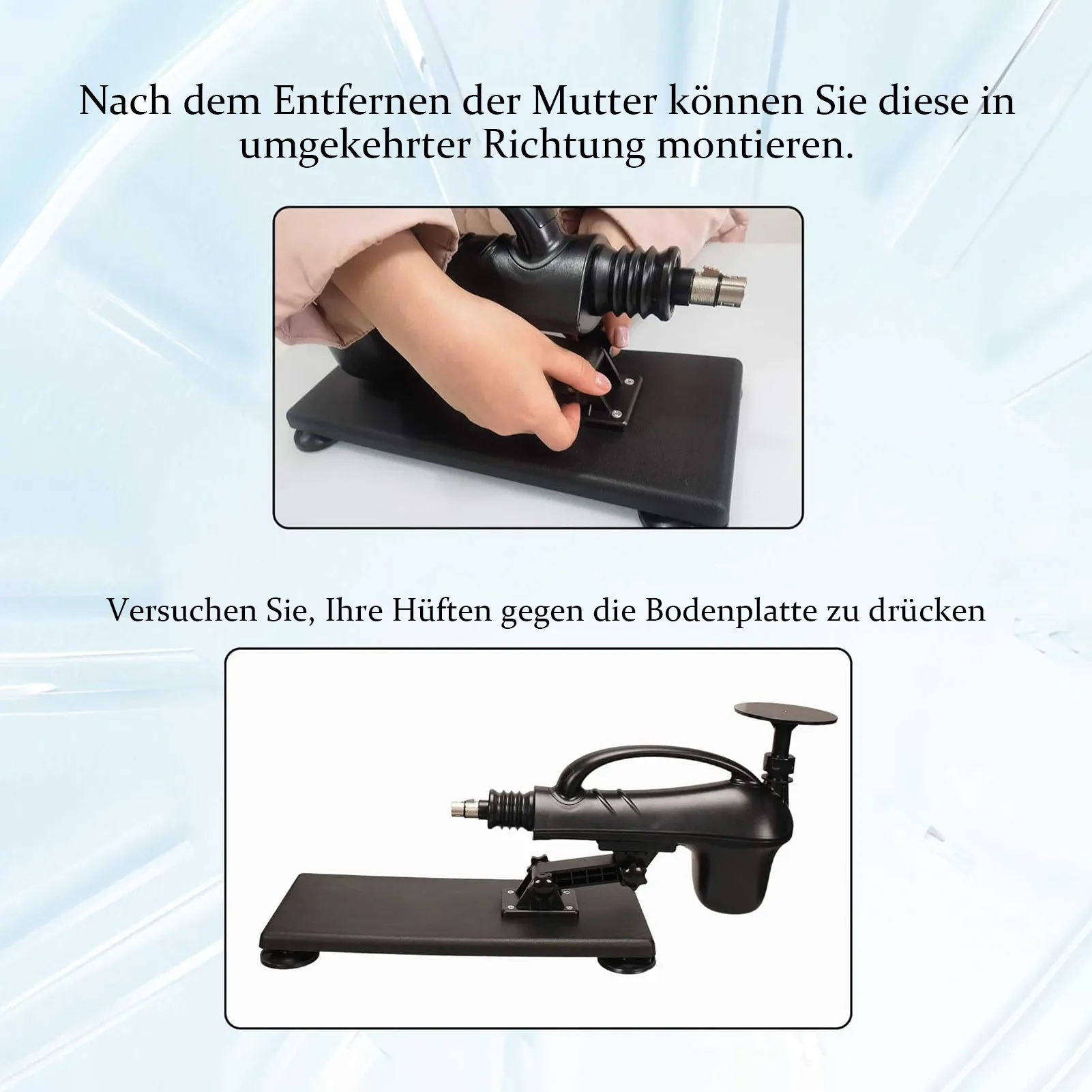 Verstellbare Penetrator Sexmaschine mit Handyhalterung