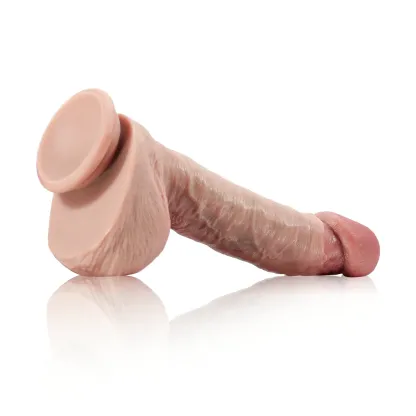 Weicher Silikon Anal Saugnapf Dildo 21cm