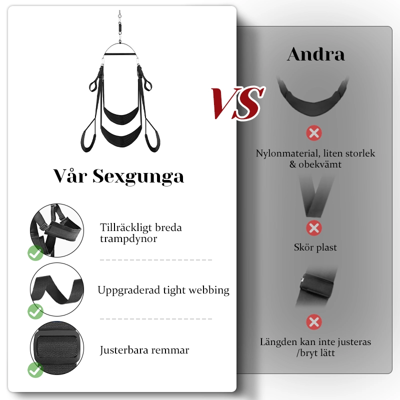 360° Roternade Sexgunga för Vuxna Par