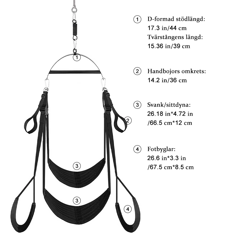 360° Roternade Sexgunga för Vuxna Par