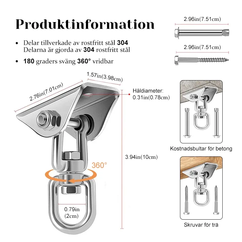 Premium 360-Graders Roterande Sexgungset För Vuxna