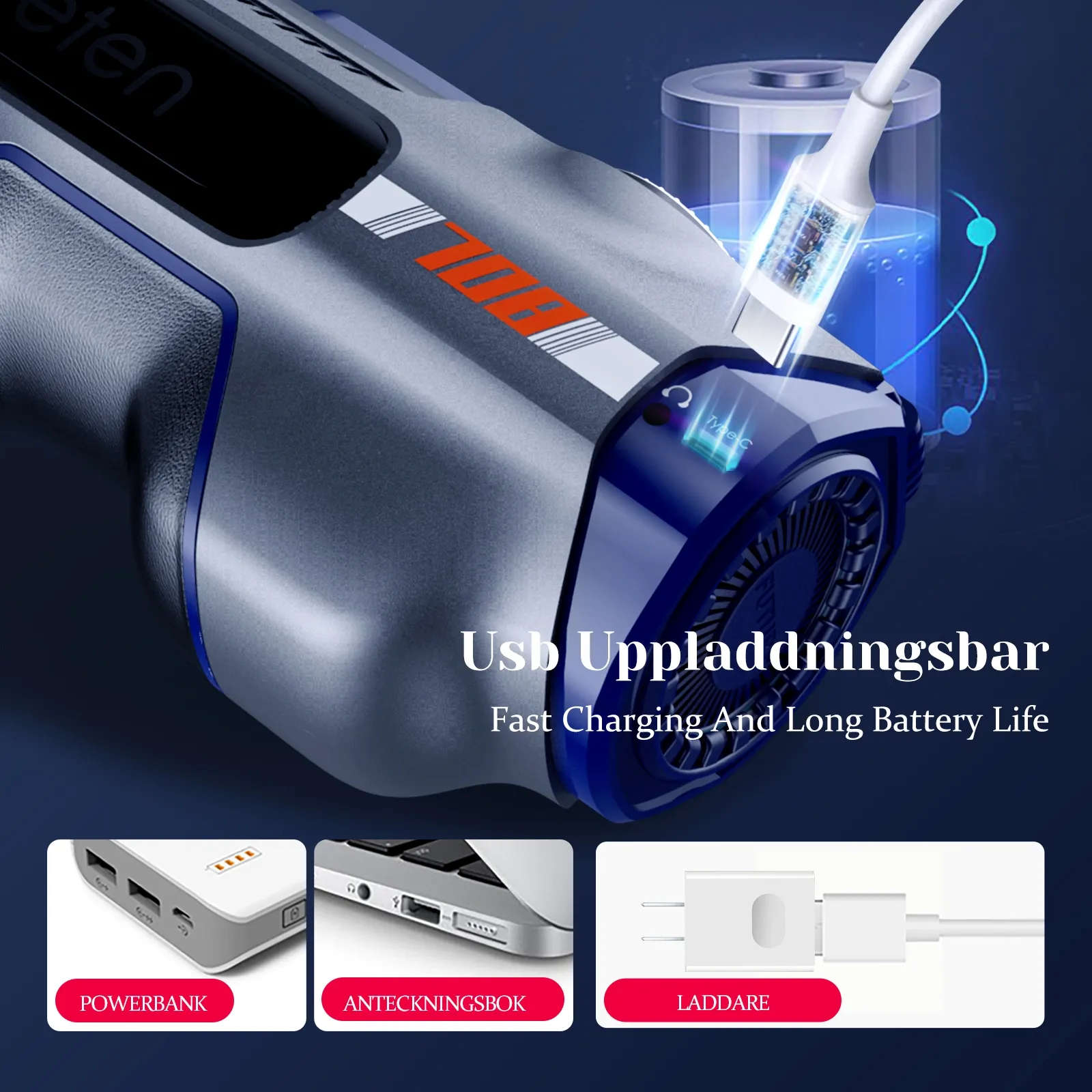 Leten 708 Future Masturbator med 10 Stötlägen, 10 Luftkuddemassagelägen och 2 Hylsor