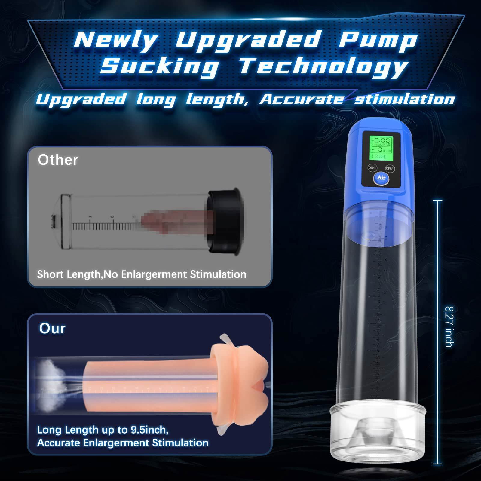 Automatisk Träningspenispump med  3 & 1 och LCD - Display